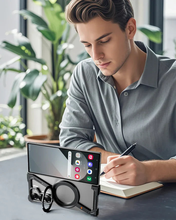 FlexiShield Z Fold Case – 360° Magnetic Stand & Grip
