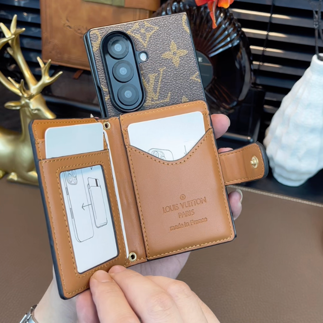 Luxury LV Wallet Case For Z Fold