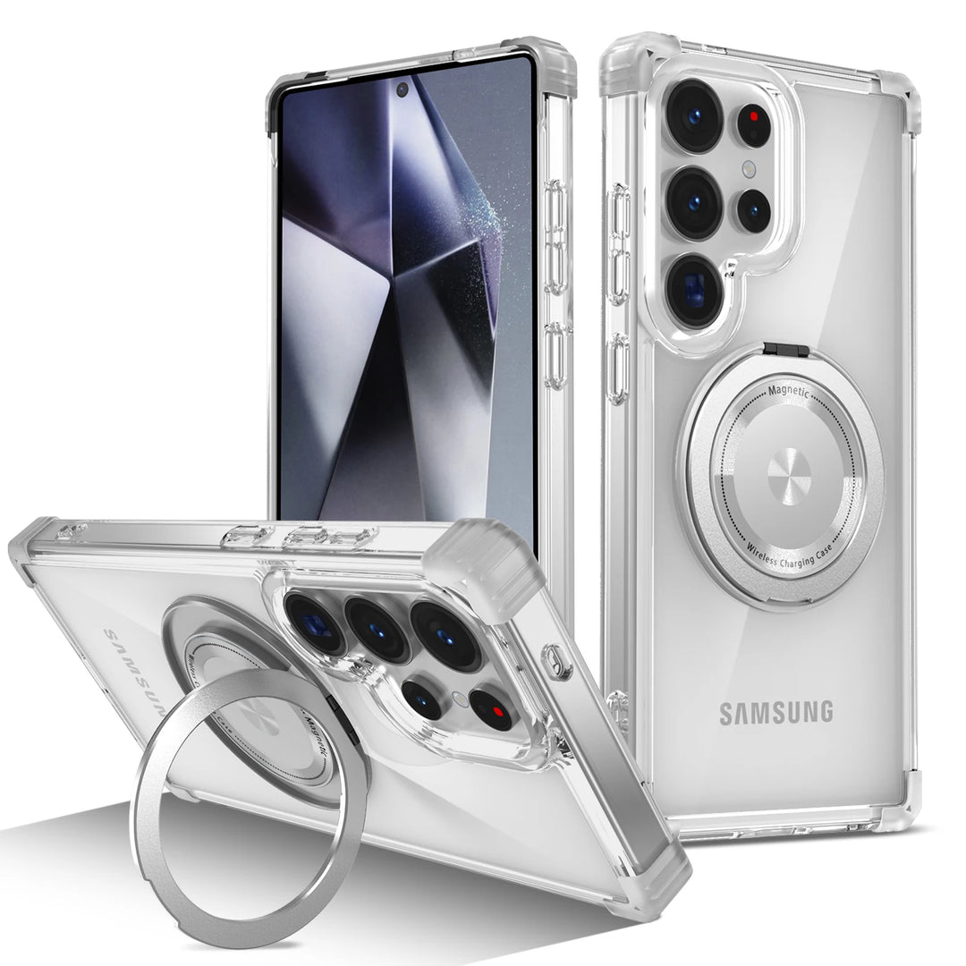 Matte Clear MagSafe Case for Samsung Galaxy S25/S24 Ultra/S23 FE/S22 Plus/Note 20