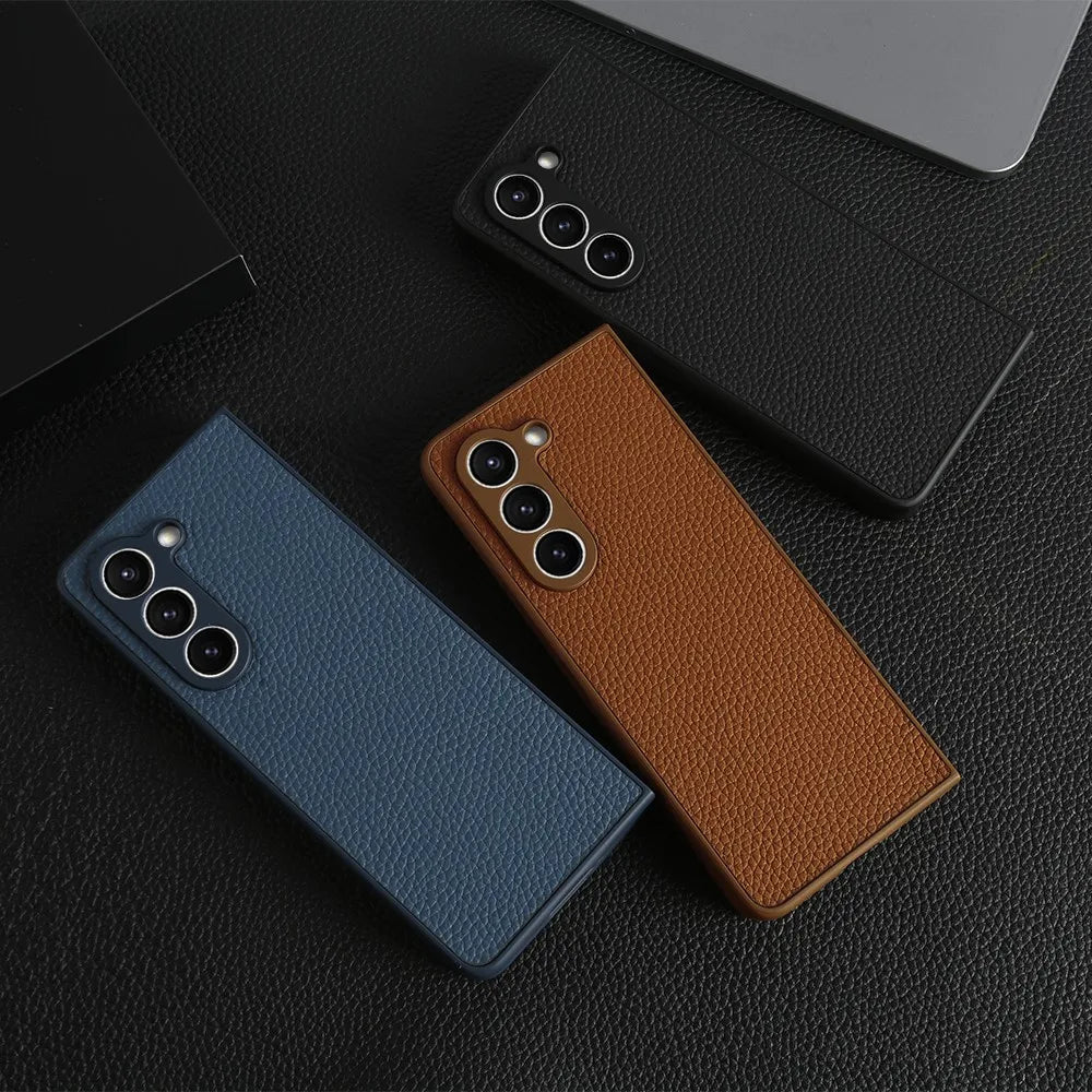 Luxury Leather Case for Galaxy Z Fold 5/4/3