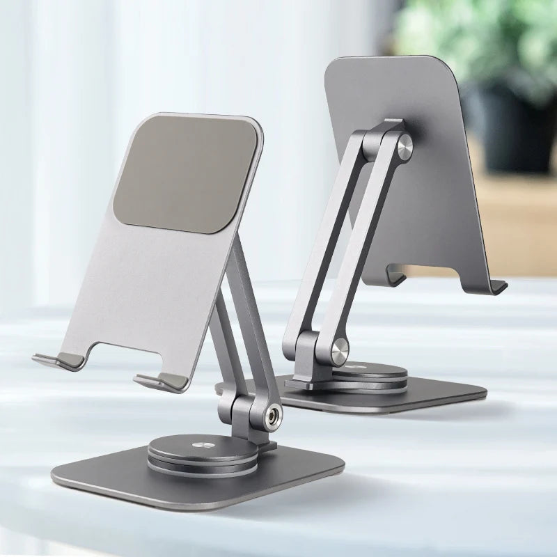 Rotatable Aluminum Alloy Phone Stand for Smartphones & Tablets