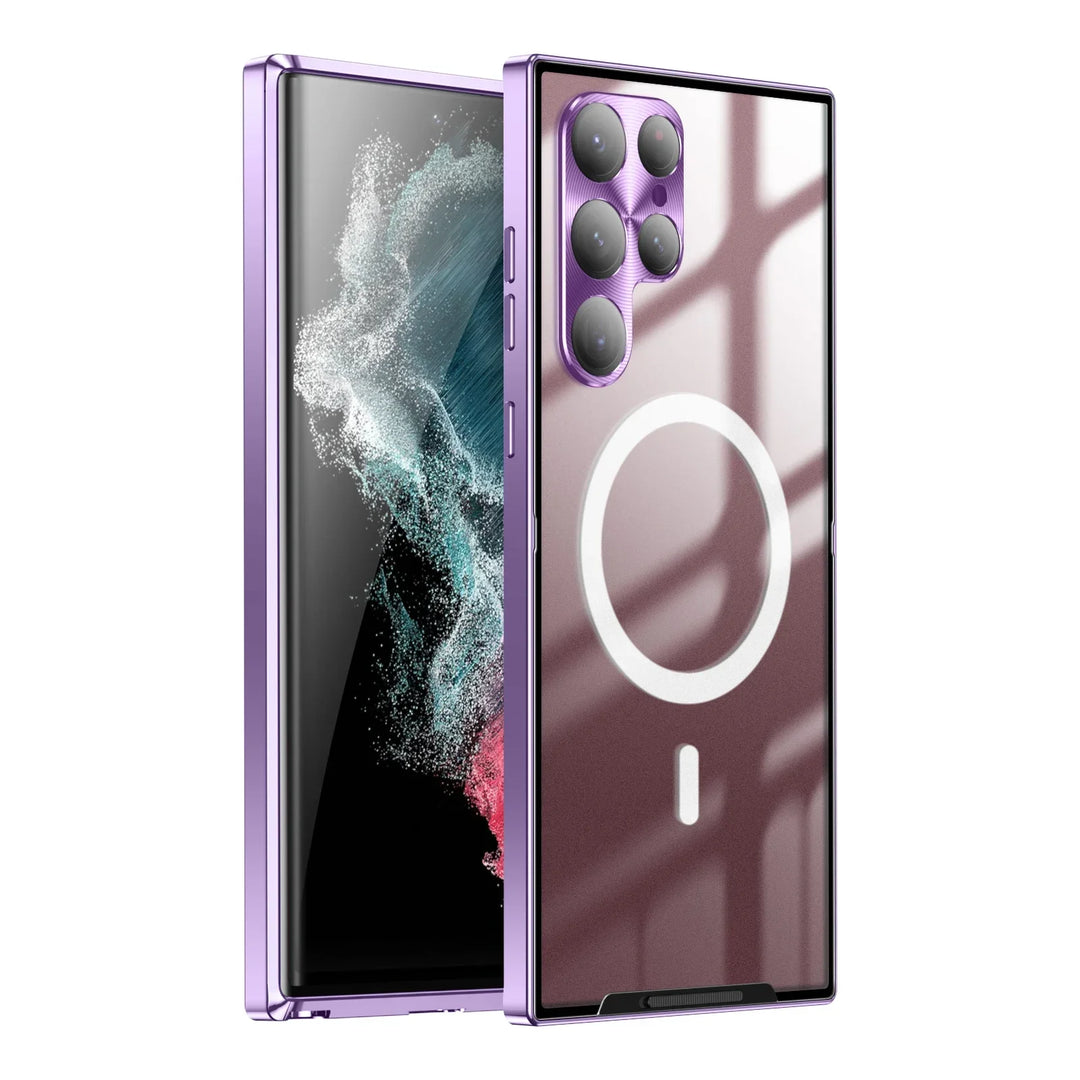 Frosted Metal Magnetic Case for Samsung S24/S25