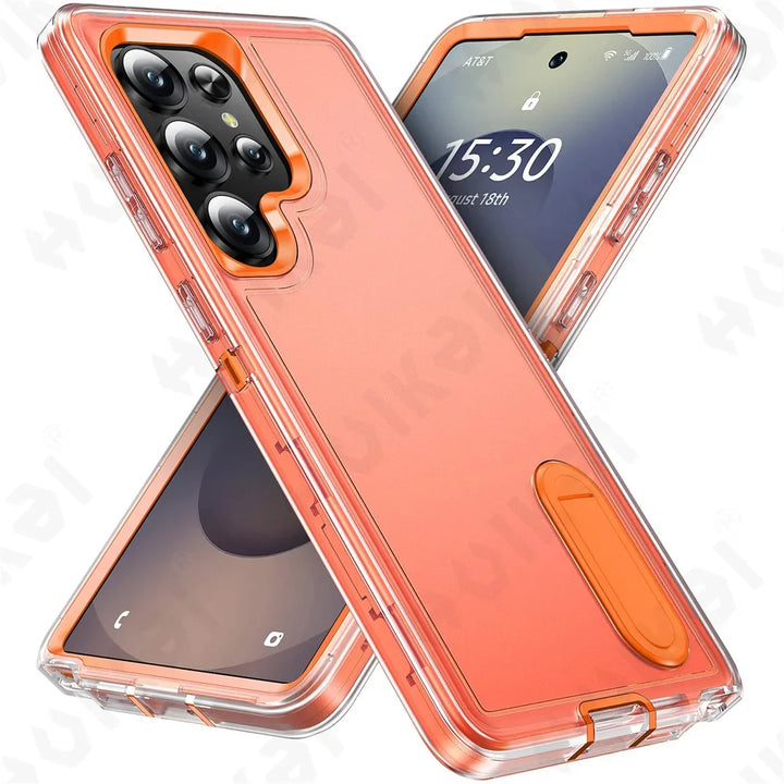 Heavy-Duty Kickstand Case for Samsung Galaxy S25-S22, A16-A14