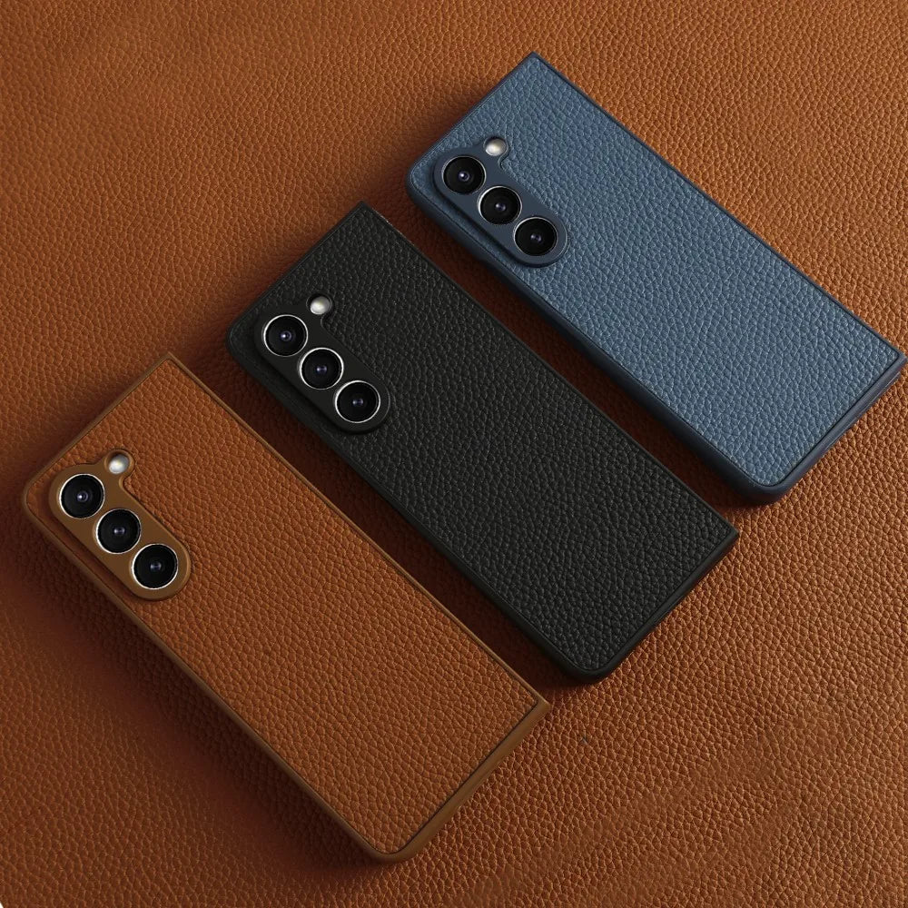 Luxury Leather Case for Galaxy Z Fold 5/4/3