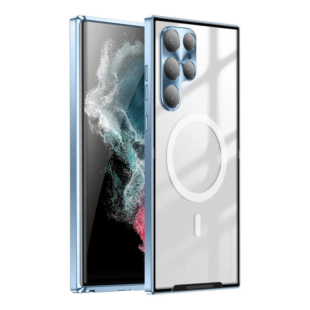 Frosted Metal Magnetic Case for Samsung S24/S25