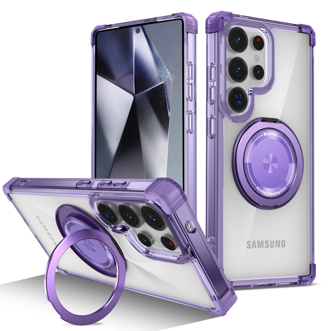 Matte Clear MagSafe Case for Samsung Galaxy S25/S24 Ultra/S23 FE/S22 Plus/Note 20