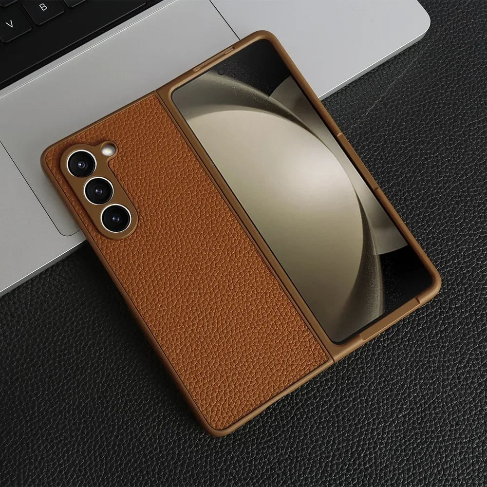 Luxury Leather Case for Galaxy Z Fold 5/4/3