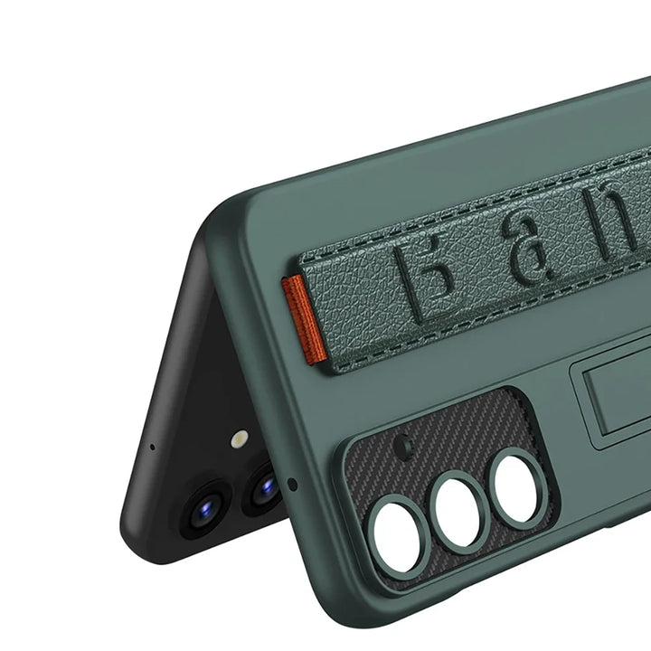 Elastic Wrist Strap Kickstand Case for Samsung Galaxy S25 Plus/Ultra