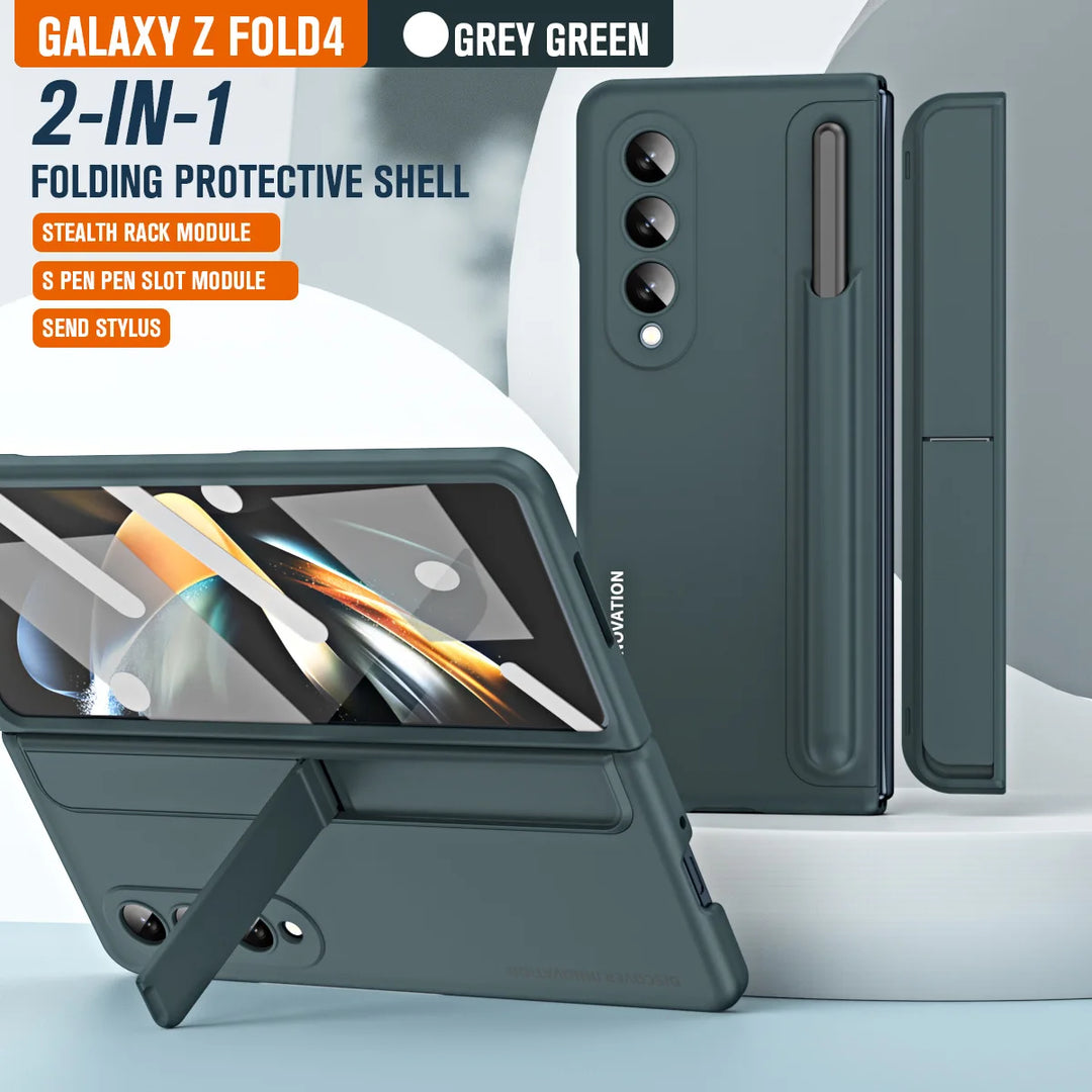 Samsung Z Fold 4/5 Case with Kickstand & S Pen Holder