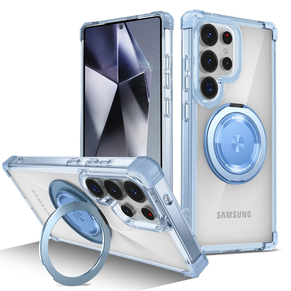 Matte Clear MagSafe Case for Samsung Galaxy S25/S24 Ultra/S23 FE/S22 Plus/Note 20