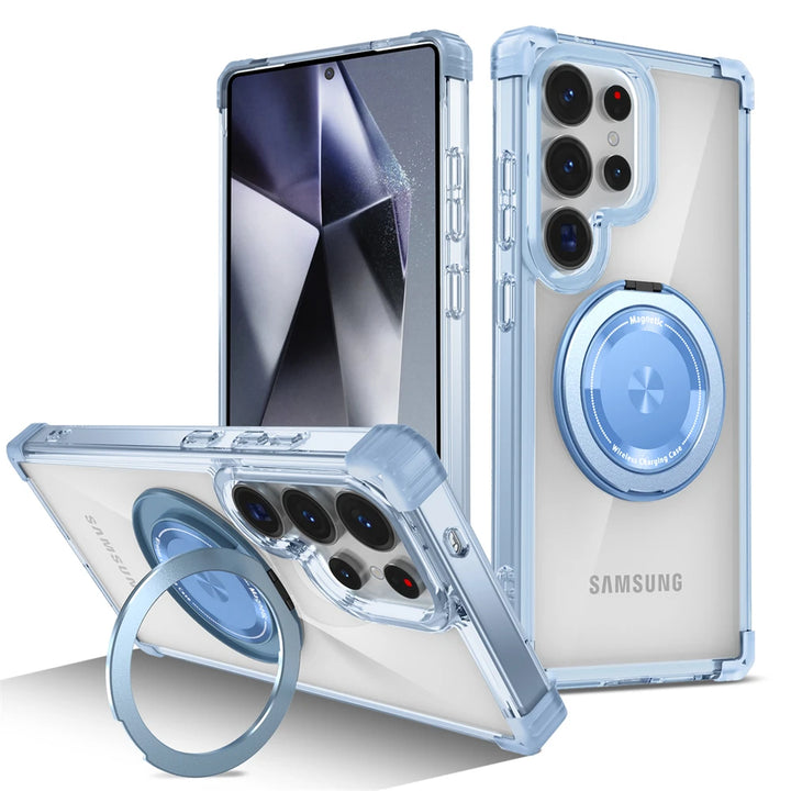 Matte Clear MagSafe Case for Samsung Galaxy S25/S24 Ultra/S23 FE/S22 Plus/Note 20
