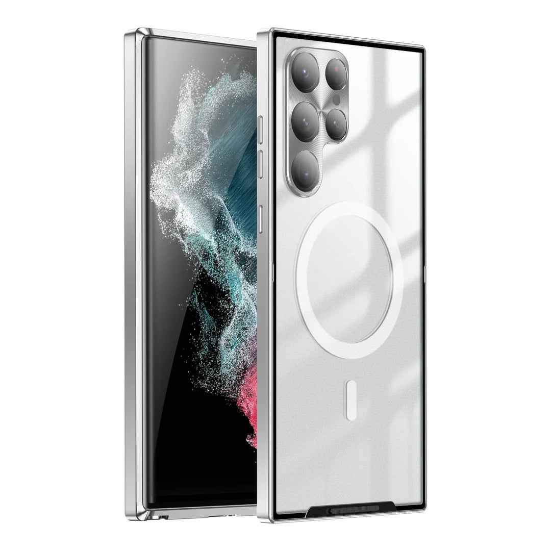 Frosted Metal Magnetic Case for Samsung S24/S25