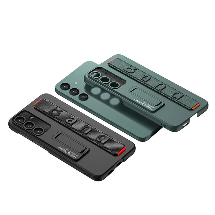 Elastic Wrist Strap Kickstand Case for Samsung Galaxy S25 Plus/Ultra