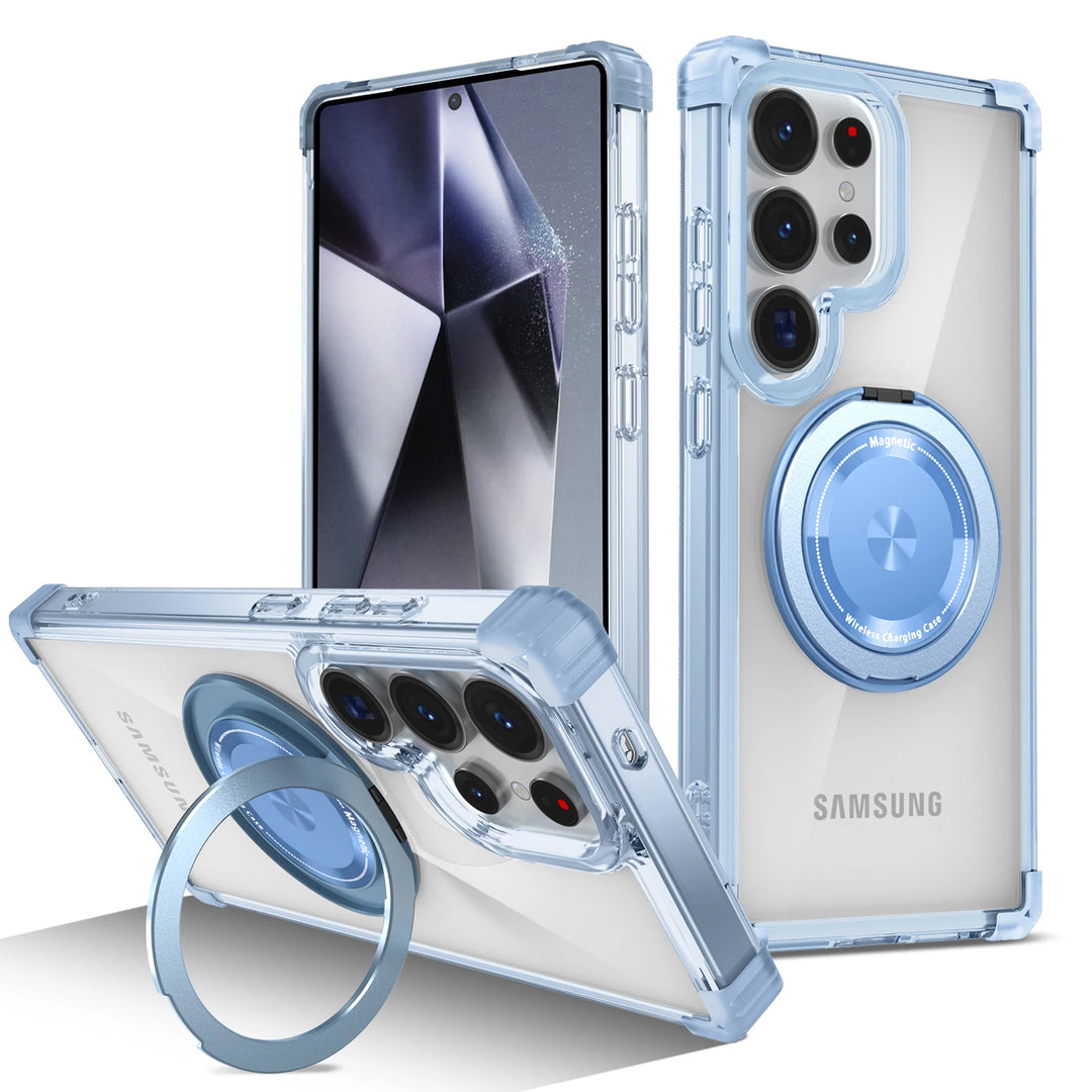 Matte Clear MagSafe Case for Samsung Galaxy S25/S24 Ultra/S23 FE/S22 Plus/Note 20