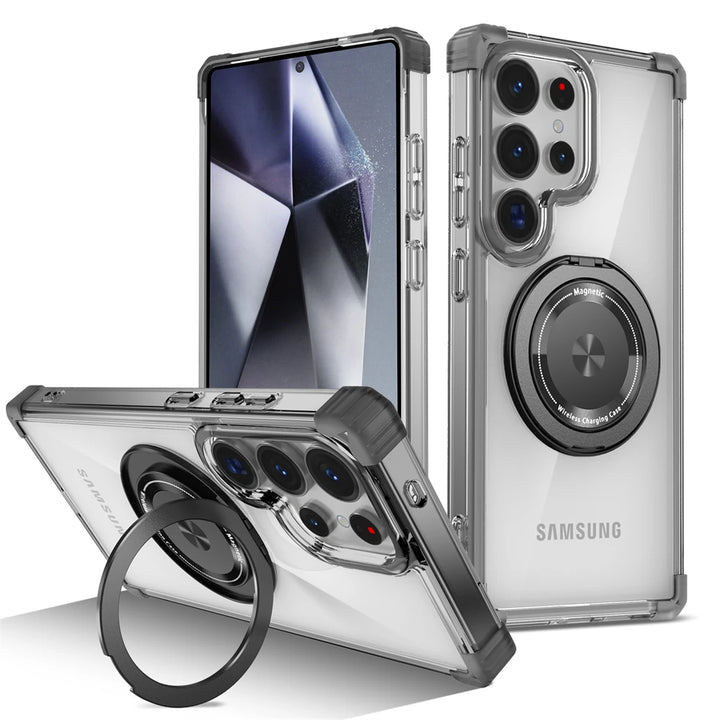Matte Clear MagSafe Case for Samsung Galaxy S25/S24 Ultra/S23 FE/S22 Plus/Note 20
