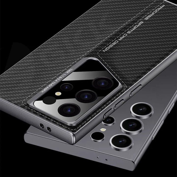 Leather Armor Case for Samsung Galaxy S24 Ultra